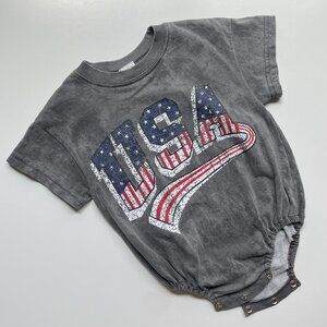 At Noon USA Tie-Dye T-Shirt Romper